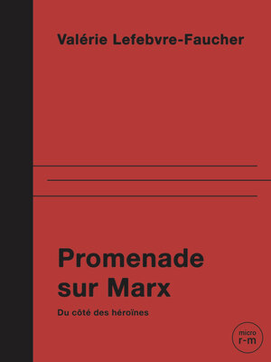 cover image of Promenade sur Marx